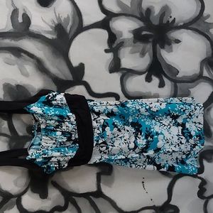 B. Smart dress size 20 black white and teal